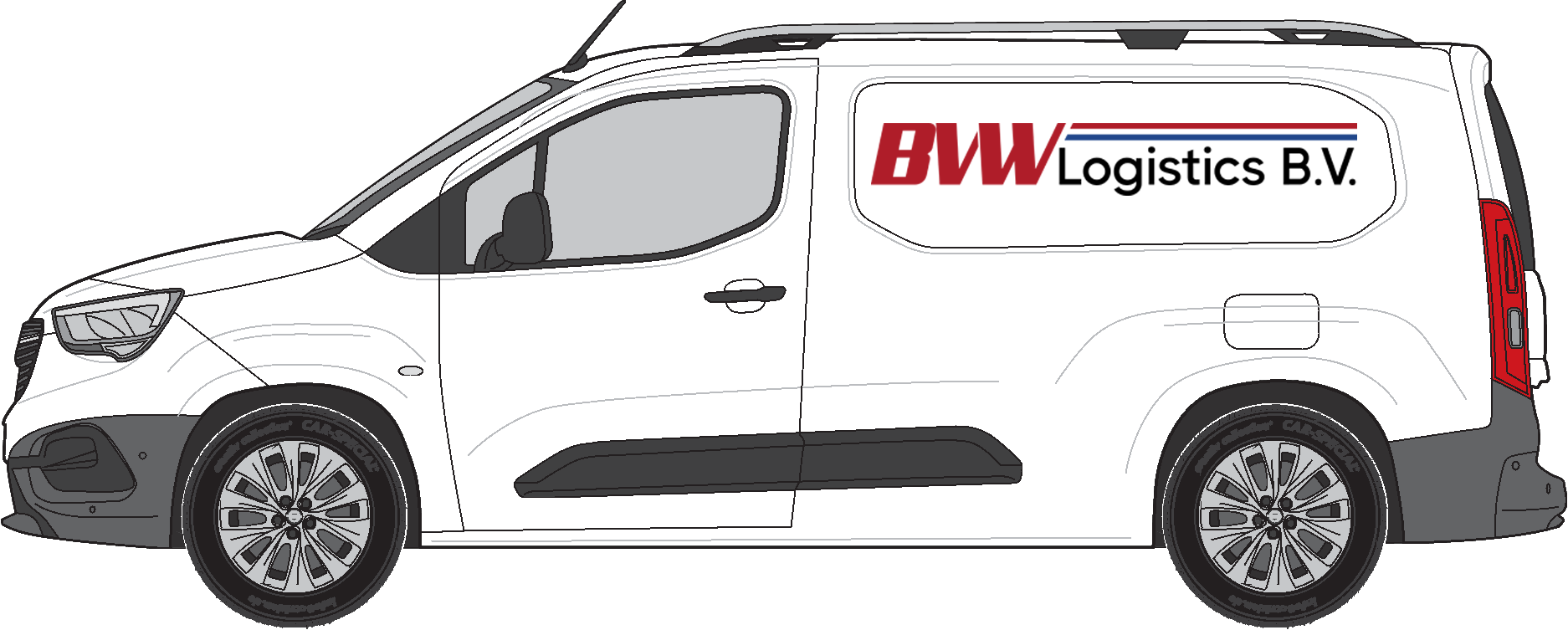opel combo met BVW logo
